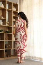 Ivory Blush Botanical Cotton Flex Co-ord Set - Image 4