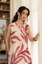 Ivory Blush Botanical Cotton Flex Co-ord Set - Image 5