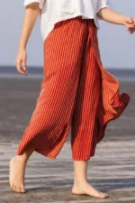 Dharna Shirt Top and Wrap-Around Palazzo Pants - Image 4