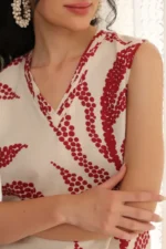 Ivory Blush Botanical Cotton Flex Co-ord Set - Image 6