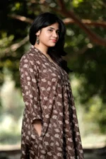 Clay Ash - Cotton Long coordinated Kurti Pant set