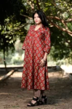 Sanganeri Cotton Tunic Pant Set test - Image 2