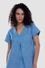 Belted Tunic - Dusk - Naarah Textiles