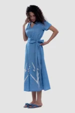 Belted Tunic - Dusk - Naarah Textiles