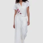 Cotton Crop Top - Loca Aster - Naarah Textiles