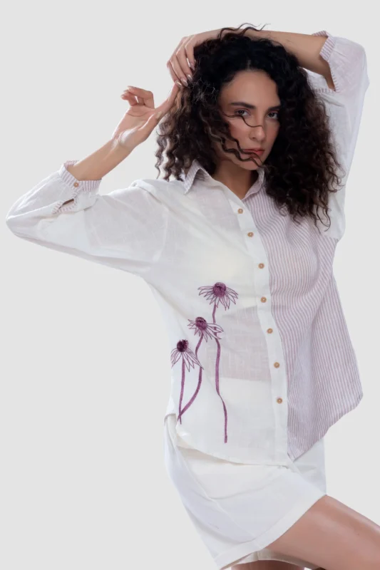 Shirts - Loca Taupe - Naarah Textiles