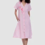 Stripes Tunic - Blush - Naarah Textiles