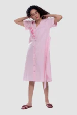 Stripes Tunic - Blush - Naarah Textiles