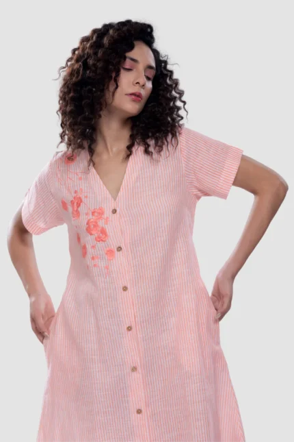 Stripes Tunic - Jaffa - Naarah Textiles