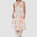 Aravali Cerise Flex Kurti pant set