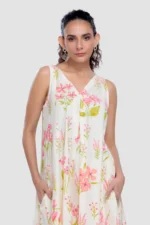 Aravali Cerise Flex Kurti pant set - Image 3