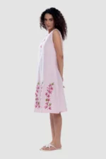 Kora Mystic Rose Kurti- Sleeveless Kurti a Line