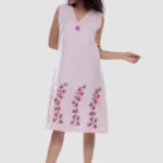 Kora Mystic Rose Kurti- Sleeveless Kurti a Line