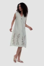 Kora Mint Breeze Kurti - Sleeveless Kurti a Line