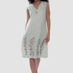 Kora Mint Breeze Kurti - Sleeveless Kurti a Line