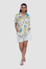 Aravali Bloom oversized Button - up shirt Pink