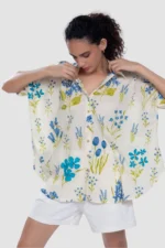 Aravali Bloom oversized Button - up shirt Pink